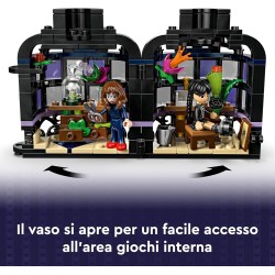 LEGO 76784 Wednesday Fiore di Dalia Nero Giocattolo - Modellino Apribile da Gioco e da Esposizione con 2 Mini Bamboline e Acces