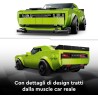 LEGO 77237 Speed Champions Sports Car Dodge Challenger SRT Hellcat - Modellino di Auto da Corsa con Minifigure del Pilota