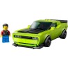 LEGO 77237 Speed Champions Sports Car Dodge Challenger SRT Hellcat - Modellino di Auto da Corsa con Minifigure del Pilota