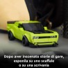LEGO 77237 Speed Champions Sports Car Dodge Challenger SRT Hellcat - Modellino di Auto da Corsa con Minifigure del Pilota