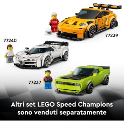 LEGO 77238 Speed Champions Lamborghini Revuelto e Huracán STO - Modellini di Auto da Corsa - Macchine Giocattolo con 2 Minifigu