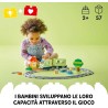LEGO 10427 DUPLO Treno d’Avventura Interattivo - Giochi Didattici - con 14 Binari, Mattoncini Multifunzione con Suoni e 4 Perso
