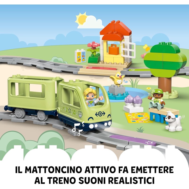 Treno Binari Duplo LEGO 10427 DUPLO Treno D'Avventura Interattivo