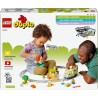 LEGO 10427 DUPLO Treno d’Avventura Interattivo - Giochi Didattici - con 14 Binari, Mattoncini Multifunzione con Suoni e 4 Perso