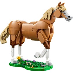 LEGO 31166 Creator 3 in 1 Cavallo Meraviglioso - Giocattolo con Animale Trasformabile in Orso o in Modello di Cervo Snodabile