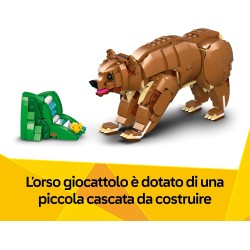 LEGO 31166 Creator 3 in 1 Cavallo Meraviglioso - Giocattolo con Animale Trasformabile in Orso o in Modello di Cervo Snodabile