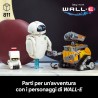 LEGO 43279 | Disney Pixar WALL-E e EVE - Kit di Modellismo per Adulti da Esposizione - Costruzione Fai da Te con i Personaggi d