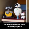 LEGO 43279 | Disney Pixar WALL-E e EVE - Kit di Modellismo per Adulti da Esposizione - Costruzione Fai da Te con i Personaggi d