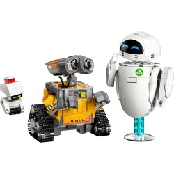 LEGO 43279 | Disney Pixar WALL-E e EVE - Kit di Modellismo per Adulti da Esposizione - Costruzione Fai da Te con i Personaggi d
