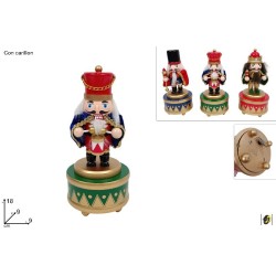 Soldato Schiaccianoci cm 30 con Carillon, modelli assortiti, 1 pezzo