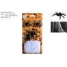 Ragni con Ragnatela 8 gr Decorazioni Spaventose per Halloween