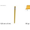 ROTOLO TNT 120 CM X 8 MT 70 GR GIALLO