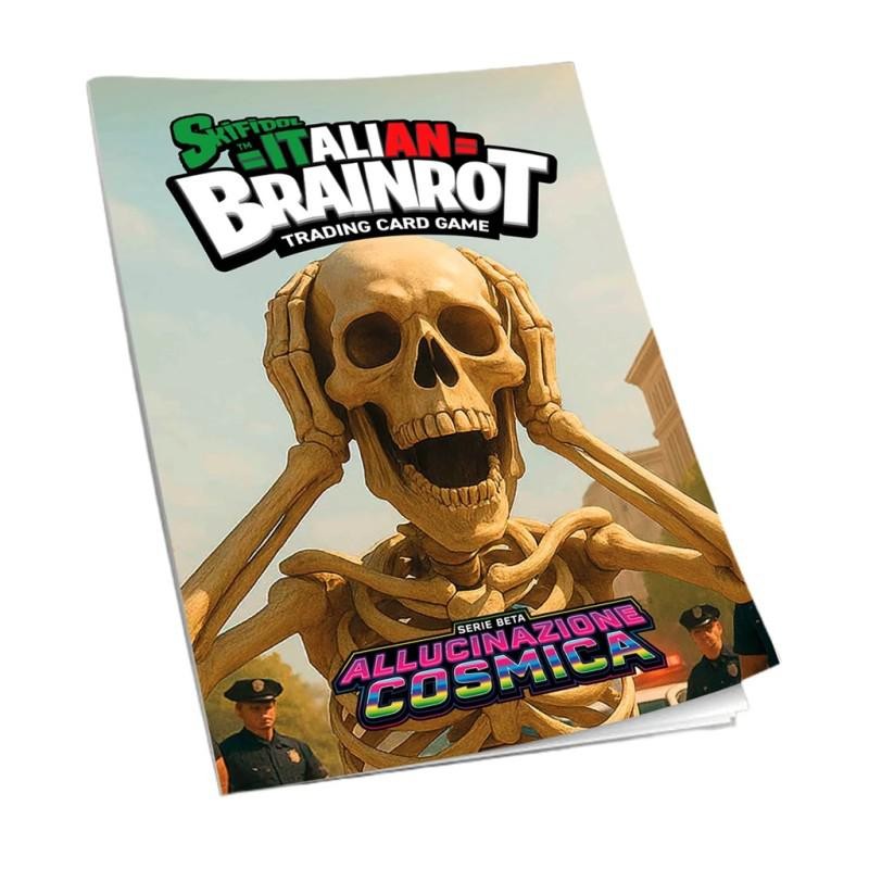 Skifidol Italian Brainrot - Trading card Game - Allucinazione Cosmica - Album Raccoglitore