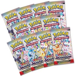 Pokémon: collezione premium con statuina dell’espansione Evoluzioni Prismatiche (due carte olografiche impresse in modo special