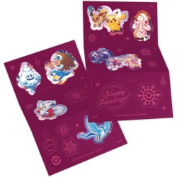 Pokémon: calendario delle feste del GCC Pokémon (otto carte olografiche, sei buste di espansione, sette buste di prova e tanto