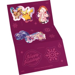 Pokémon: calendario delle feste del GCC Pokémon (otto carte olografiche, sei buste di espansione, sette buste di prova e tanto