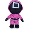 Grandi Giochi - Squid Game Peluche Guardie Assortiti 3 Modelli 28 cm- QUID02000, 1 pezzo