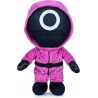 Grandi Giochi - Squid Game Peluche Guardie Assortiti 3 Modelli 28 cm- QUID02000, 1 pezzo