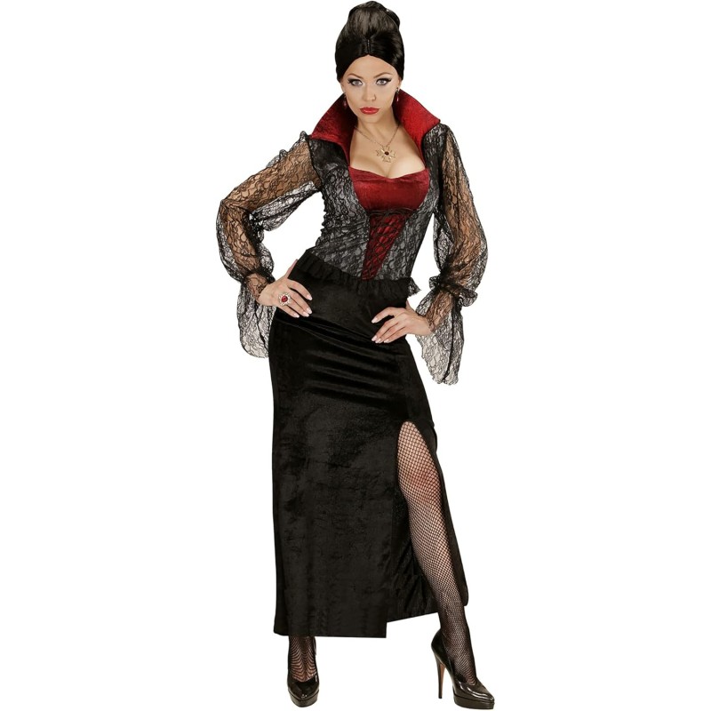 Widmann - Vampiressa Costume Donna, adulto Tg.M, 04042