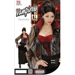 Widmann - Vampiressa Costume Donna, adulto Tg.M, 04042