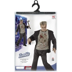 Widmann - Costume Zombie, non morto, Halloween, costumi in maschera, adulto Tg.L, 07293