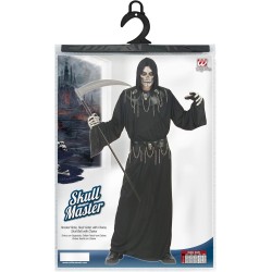 Widmann - Costume Skull Master Tunica con Cappuccio Tg.S, 56661