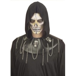 Widmann - Costume Skull Master Tunica con Cappuccio Tg.S, 56661