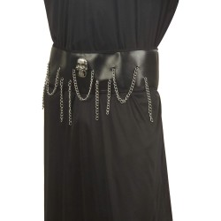 Widmann - Costume Skull Master Tunica con Cappuccio Tg.S, 56661