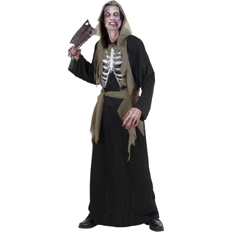 Widmann - Costume Zombie Tunica con Cappuccio, adulto Tg.XL, 5682C