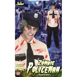 Widmann - Costume Poliziotto Zombie, adulto Tg.XL, 8727P