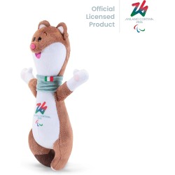 Trudi Mascotte dei Giochi Paralimpici Invernali di Milano Cortina 2026 | 26x17x8 cm taglia S | modello 68256