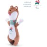 Trudi Mascotte dei Giochi Paralimpici Invernali di Milano Cortina 2026 | 26x17x8 cm taglia S | modello 68256