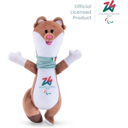 Trudi Mascotte dei Giochi Paralimpici Invernali di Milano Cortina 2026 | 26x17x8 cm taglia S | modello 68256
