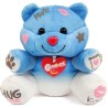 Trudi Coccolotto Blu Sky Love & Tell by Peluche idea regalo trend | 15x14,5x10 cm taglia XS