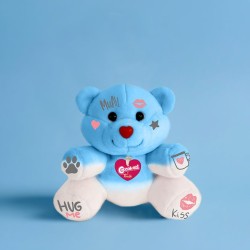 Trudi Coccolotto Blu Sky Love & Tell by Peluche idea regalo trend | 15x14,5x10 cm taglia XS