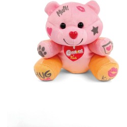 Trudi Coccolotto Rosa Honey Love & Tell by Peluche idea regalo trend | 15x14,5x10 cm taglia XS