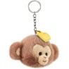 Trudi Portachiavi Scimmia Cuore Giallo | Animali peluche idea regalo | 13x15x5 cm taglia XXS | Heart Animals | modello 51556