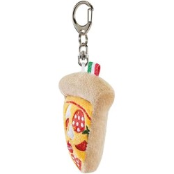 Trudi Peluche portachiavi Pizza, idea regalo, gadget turistico food Made in Italy | taglia XXS | Italian icons