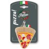 Trudi Peluche portachiavi Pizza, idea regalo, gadget turistico food Made in Italy | taglia XXS | Italian icons
