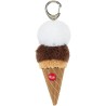 Trudi Peluche portachiavi Gelato, idea regalo, gadget turistico food Made in Italy | taglia XXS | Italian icons
