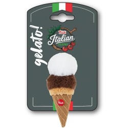 Trudi Peluche portachiavi Gelato, idea regalo, gadget turistico food Made in Italy | taglia XXS | Italian icons