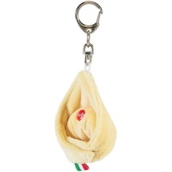 Trudi Peluche portachiavi Tortellino, idea regalo, gadget turistico food Made in Italy | taglia XXS | Italian icons