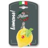 Trudi Peluche portachiavi Limone, idea regalo, gadget turistico food Made in Italy | taglia XXS | Italian icons