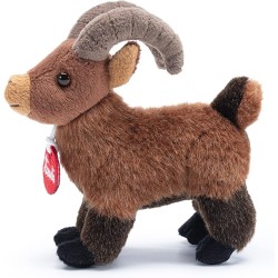 Trudi Trudino Stambecco Deluxe Peluche Park Collection. Animali del Bosco | 9x16x15cm Taglia XS | Collezione Parco dello Stelvi