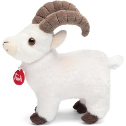 Trudi Trudino Stambecco bianco Deluxe Peluche regalo, animali della montagna | 17x15x6cm taglia XS | Skyway Monte Bianco | mode