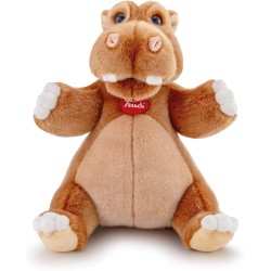 Trudi Ippopotamo Filippo Ippopotamo mascotte peluche | 23x29x19cm taglia M | Animali Esotici tropicali | modello TUDO7000