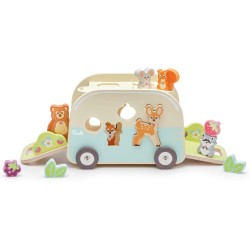 Sevi - Primi Giochi Roulotte Bosco, Multicolore, Medium, 88036