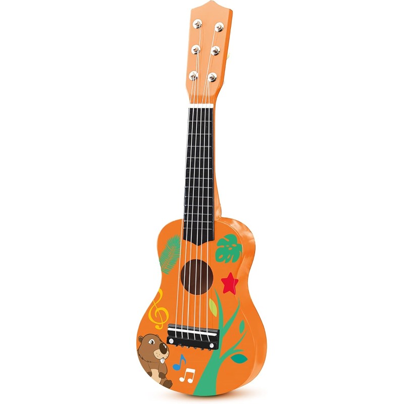 Sevi Chitarra | Trudi by Giochi in Legno educativi Prima Infanzia | 54x20x8cm Wood | Modello 88065