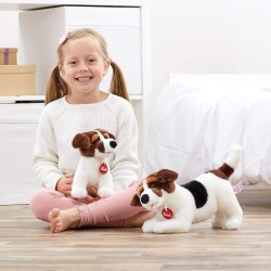 Trudi Jack Russel Cane peluche gioco | 13x23x39 cm taglia M | Classici cani peluche | modello 22926