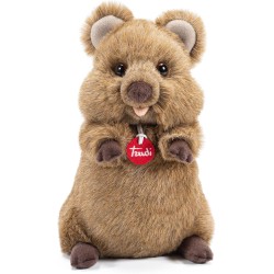 Trudi Quokka Arturo mascotte peluche | 18x30x18cm taglia M | Animali Esotici tropicali | modello 27145